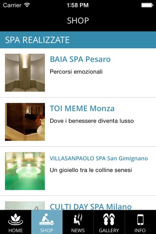 Spa Concept Progettazione spa screenshot 2