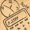 "Paper Calculator & Clock" provides you a calculator, pencil, paper and an analog clock at the same time