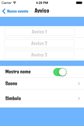 Diario Blu - Calendario, appuntamenti, gestione budget, avvisi, crea eventi di lavoro o gioco screenshot 3