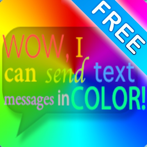 Colored Bubble Texting free