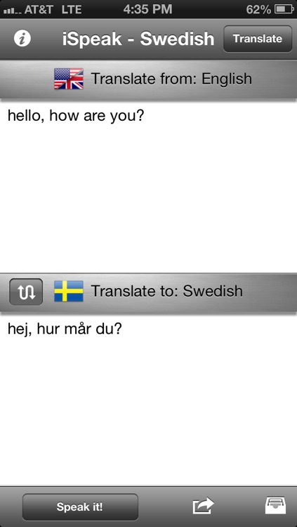iSpeak Swedish