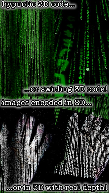 Encode Yourself! 3D Code Camera + more! FREE