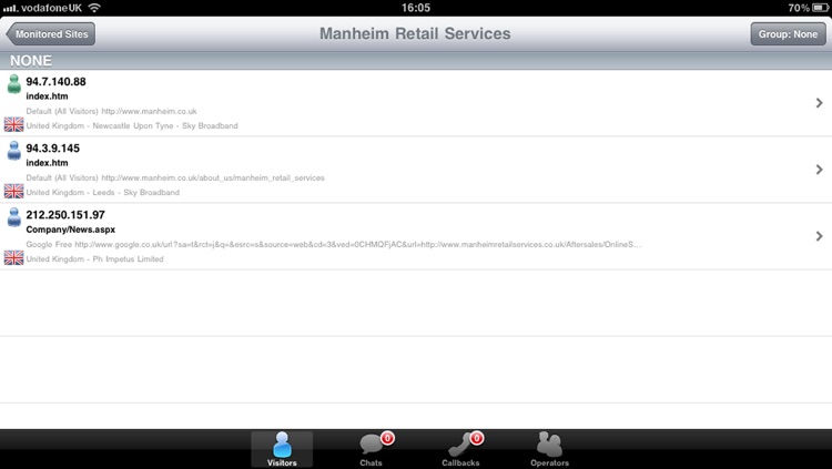 Live Advisor Chat Client by Manheim UK