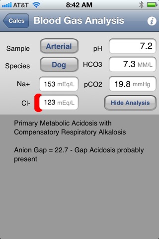 VetPDA Calcs screenshot 3