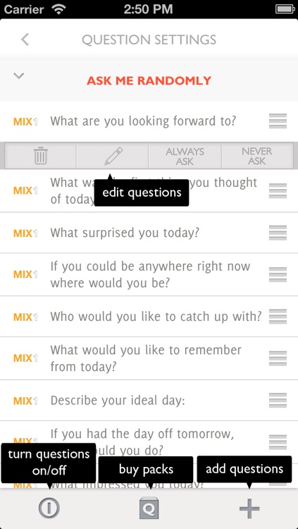 Q&A Diary - Roller Journal screenshot-3
