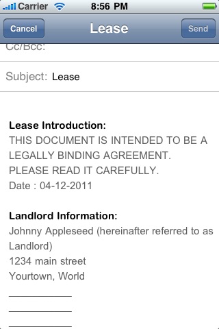 Lease Maker screenshot 4