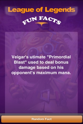 Fun Facts for League of Legends screenshot 2