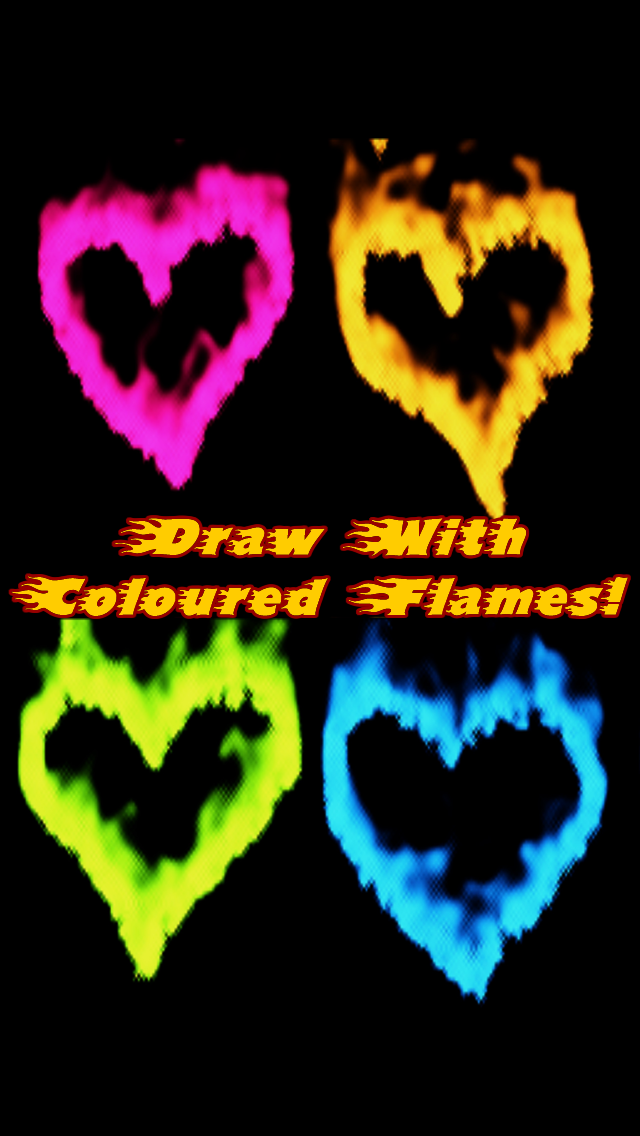 Fire Fingers Draw something with flames Screenshot 3