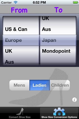 International Shoe Sizes screenshot 2