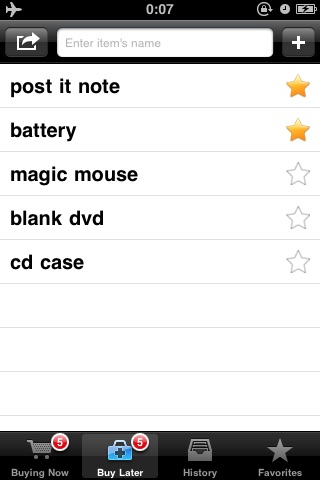 Buying List Free screenshot 2
