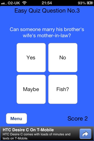 The Silly Quiz free screenshot 2