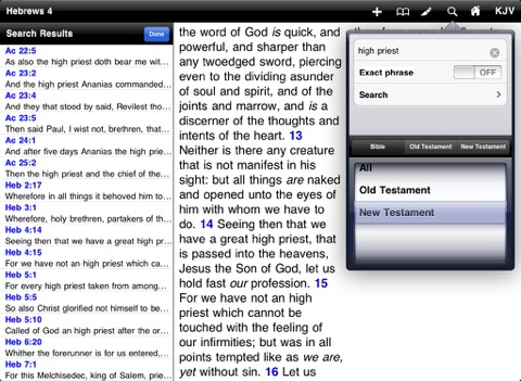 AcroBible HD, Study Bible screenshot 3