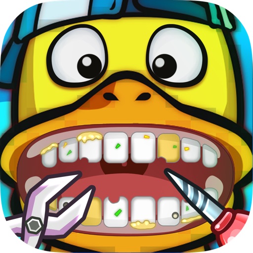 Little Crazy Bird Family Doctor Fiasco : Dentist Rescue by Flappy Fun Games icon