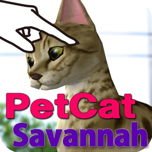 Savannah Petting cat 3D REAL