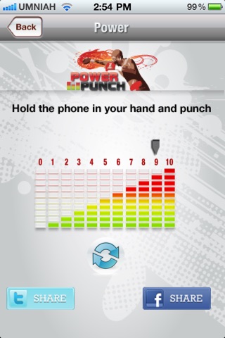 Punch Power Measure screenshot 3