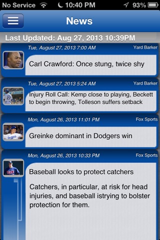 Los Angeles D Baseball Live screenshot 4