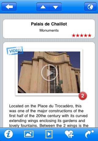Paris Multimedia Travel guide (Navigaia) screenshot 2
