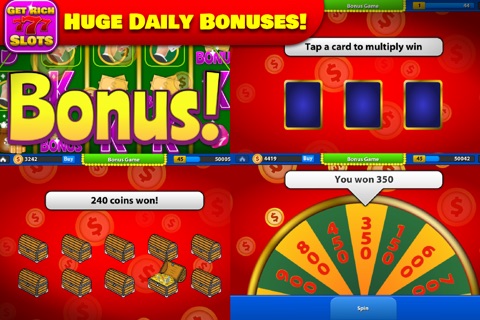Get Rich Slots Born To Be a 777 Vegas Casino Jackpot Millionaire! screenshot 4