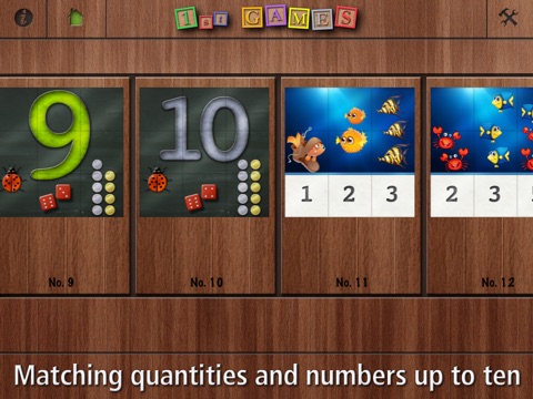 1st GAMES - Matching quantities and numbers up to ten HD puzzle for kids screenshot 4