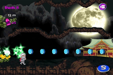 Ninja Kid Temple Adventure - Jetpack Runner Chasing Zombies screenshot 3
