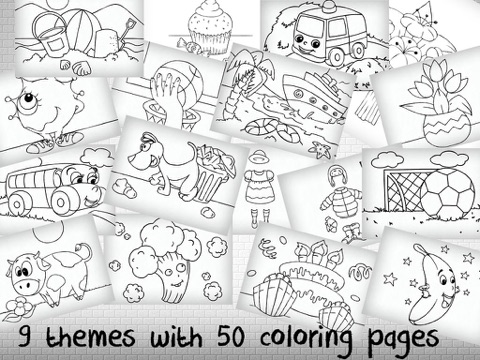 Coloring World 4 Kids - first educational colouring book for preschool children hd screenshot 3