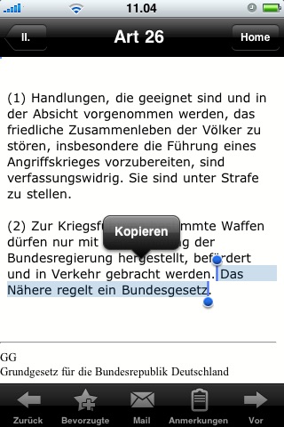 Gesetzbücher und Gesetze screenshot 2