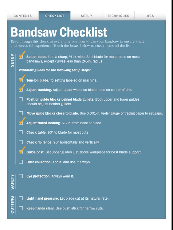 Bandsaw Basics from Fine Woodworking screenshot-4