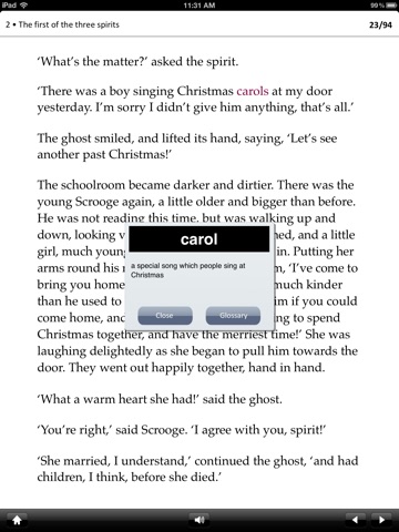 A Christmas Carol: Oxford Bookworms Stage 3 Reader (for iPad) screenshot 3