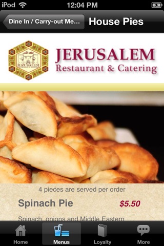 Jerusalem Restaurant & Catering screenshot 3