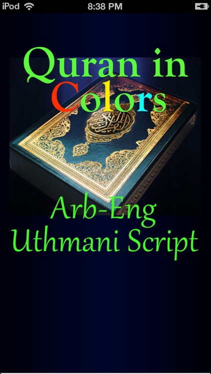 Quran in Colors Arb-Eng Uthmani Script