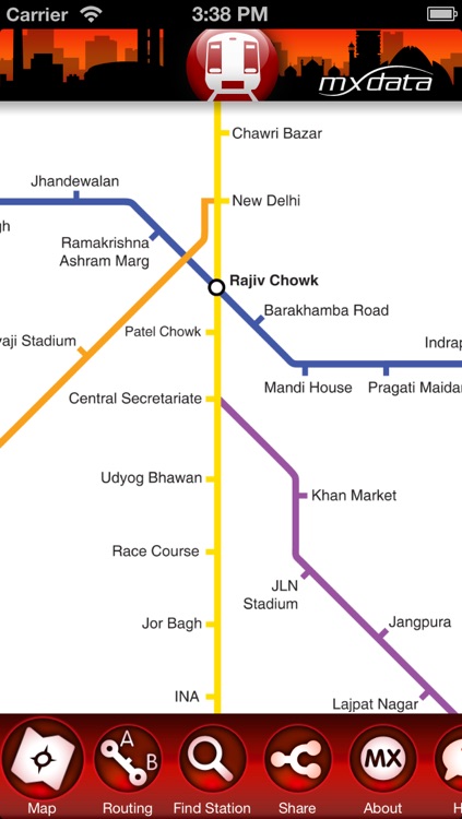 Delhi Metro - Map and Route Planner