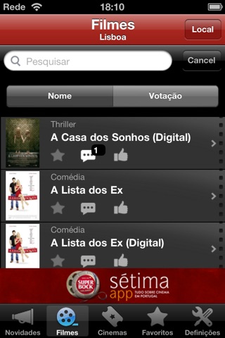 Cinema - Sétima App screenshot 3