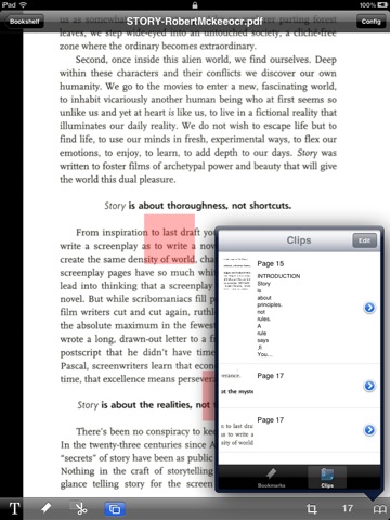 ClipReader - evernote/facebook/Dropbox enabled PDF/zip/rar/cbz/cbr book/comic viewer screenshot 3