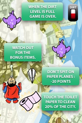 Spitter Man Vs The Pooping Birds screenshot 4