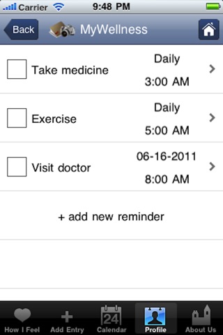 MyWellnessApp screenshot 4