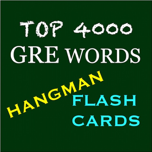 Top 4000 GRE Words with Flash Cards and Hangman