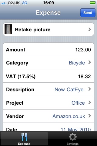 SnapExpense screenshot 4