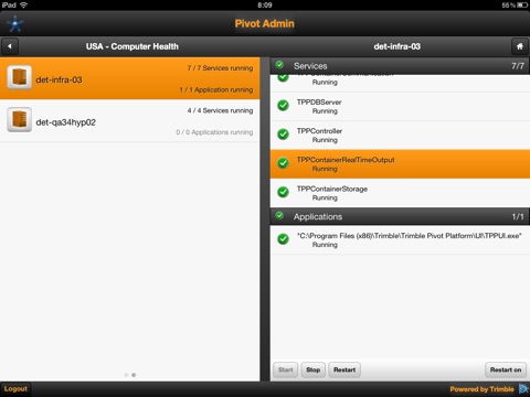 Pivot Admin for iPad screenshot 4