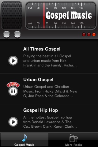 Gospel Music Radio FM screenshot 2