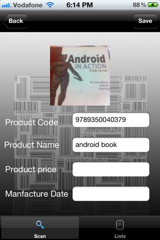 Bar Code and QR code Scanner screenshot 2