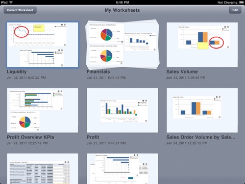SAP Business ByDesign Dashboard screenshot 3