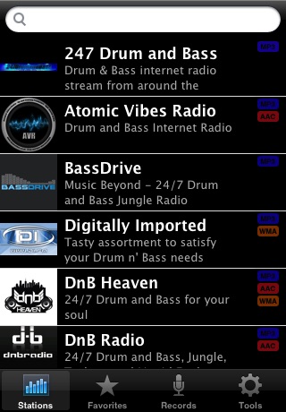 DnB Radio screenshot 2