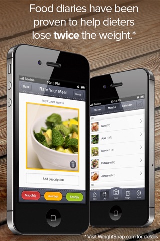 Weight Snap - Personal Fitness, Health And Weight Tracking Diary screenshot 3