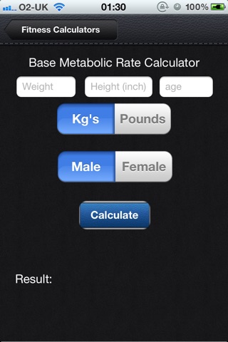 Fitness Calculators screenshot 3