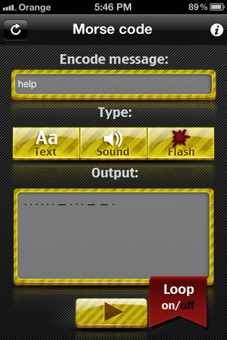 Morse Code - encode messages in Morse code screenshot 3