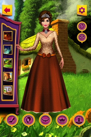 Cinderella Makeover – high fashion fairy tale free game for Girls Kids teens screenshot 4