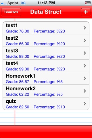 MyGrades! screenshot 2