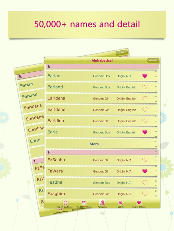 Baby Girl Name Assistant for iPad screenshot-4