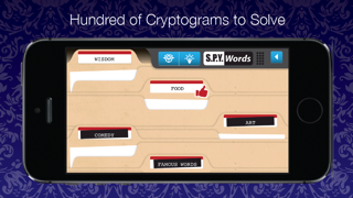 How to cancel & delete Spy Words - Decode and Decipher Cryptograms from iphone & ipad 1