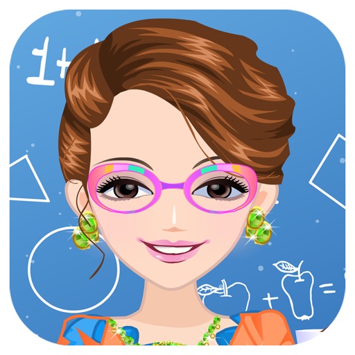 The Math Teacher Dress Up icon